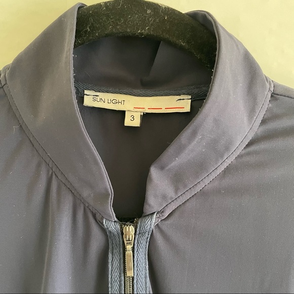 Sun Light Blue Sleeveless Asymmetrical Dress Size 3 - Picture 6 of 15